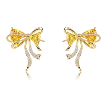 Show details for Popular Cubic Zirconia White Big Stud Earrings