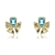 Picture of Luxury Gold Plated Big Stud Earrings with Fast Shipping