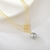 Picture of Trendy Gold Plated shell pearl Short Statement Necklace with No-Risk Refund