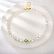 Show details for Classic Copper or Brass Short Statement Necklace of Original Design