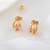 Picture of Trendy Gold Plated Medium Stud Earrings with No-Risk Refund