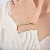 Picture of Fashionable Gold Plated Delicate Fashion Bracelet