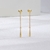 Picture of Hypoallergenic Gold Plated Copper or Brass Dangle Earrings with Easy Return
