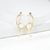 Picture of New Artificial Pearl White Dangle Earrings