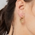 Picture of Funky Delicate Copper or Brass Hoop Earrings