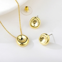 Show details for Eye-Catching Gold Plated Small 2 Piece Jewelry Set with Member Discount