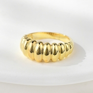 Show details for Delicate Small Gold Plated Fashion Ring
