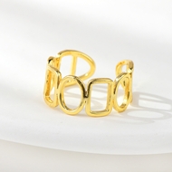 Show details for Recommended Gold Plated Copper or Brass Adjustable Ring from Trust-worthy Supplier