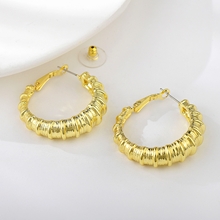Show details for New Big Gold Plated Big Stud Earrings