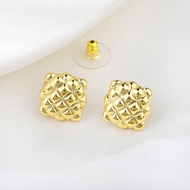 Show details for Copper or Brass Dubai Big Stud Earrings at Great Low Price