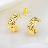 Show details for Unusual Dubai Gold Plated Big Stud Earrings