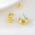 Picture of Wholesale Gold Plated Big Big Stud Earrings with No-Risk Return