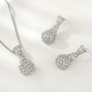 Show details for Copper or Brass White 2 Piece Jewelry Set From Reliable Factory