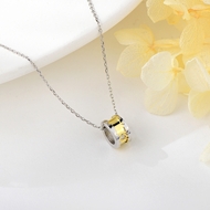 Show details for Small White Pendant Necklace with Fast Delivery