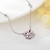 Picture of 925 Sterling Silver Swarovski Element Pendant Necklace in Flattering Style