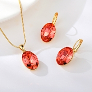 Show details for 16 Inch Pink 2 Piece Jewelry Set with Speedy Delivery
