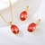 Picture of 16 Inch Pink 2 Piece Jewelry Set with Speedy Delivery