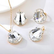 Show details for Low Cost Zinc Alloy Big 3 Piece Jewelry Set with Low Cost