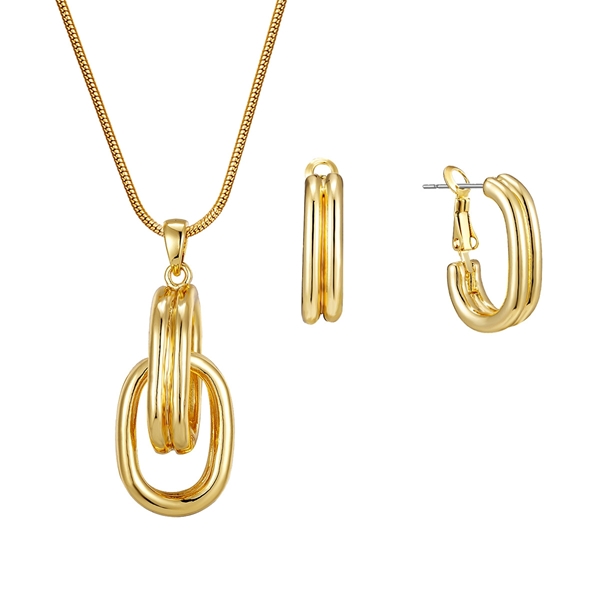 Picture of Zinc Alloy Gold Plated 2 Piece Jewelry Set with Worldwide Shipping