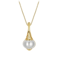 Show details for Fast Selling White Zinc Alloy Pendant Necklace from Editor Picks