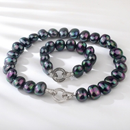 Show details for New shell pearl Copper or Brass 2 Piece Jewelry Set with Worldwide Shipping