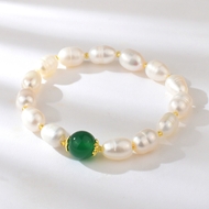 Show details for Affordable Gold Plated fresh water pearl Fashion Bracelet from Trust-worthy Supplier