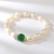 Picture of Affordable Gold Plated fresh water pearl Fashion Bracelet from Trust-worthy Supplier