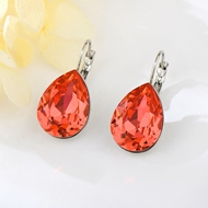 Show details for Wholesale Platinum Plated Zinc Alloy Hoop Earrings with No-Risk Return