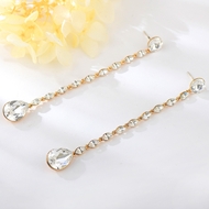 Show details for Stylish Small Zinc Alloy Hoop Earrings
