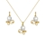 Picture of Zinc Alloy Gold Plated 2 Piece Jewelry Set in Exclusive Design