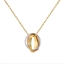 Show details for New Season Multi-tone Plated Small Pendant Necklace with SGS/ISO Certification