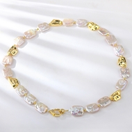 Show details for Copper or Brass Medium Pendant Necklace from Certified Factory