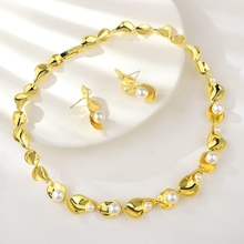 Show details for Charming White Big 2 Piece Jewelry Set As a Gift