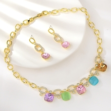 Show details for Famous Medium Gold Plated 2 Piece Jewelry Set