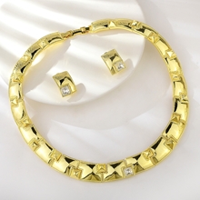 Show details for Zinc Alloy Artificial Crystal 2 Piece Jewelry Set in Flattering Style