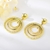 Picture of Low Price Zinc Alloy Gold Plated Dangle Earrings from Trust-worthy Supplier