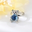 Show details for Bear Swarovski Element Adjustable Ring with Worldwide Shipping