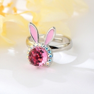 Show details for Zinc Alloy Platinum Plated Adjustable Ring at Super Low Price