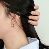 Picture of Wholesale Gold Plated Small Stud Earrings with No-Risk Return