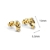 Picture of Wholesale Gold Plated Delicate Stud Earrings Wholesale Price