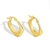 Picture of Unusual Delicate Gold Plated Hoop Earrings
