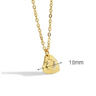 Picture of Fashion Cubic Zirconia Copper or Brass Pendant Necklace
