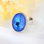 Show details for Bulk Platinum Plated Blue Fashion Ring Exclusive Online
