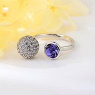 Show details for Great Value Purple Medium Adjustable Ring from Reliable Manufacturer
