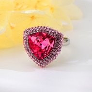 Show details for Nice Swarovski Element Zinc Alloy Fashion Ring
