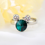 Show details for Latest Medium Green Adjustable Ring