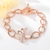 Picture of Zinc Alloy Rose Gold Plated Fashion Bracelet in Flattering Style