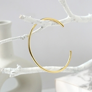Picture of Fashion Small Gold Plated Cuff Bangle
