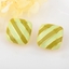 Show details for Nickel Free Gold Plated Green Stud Earrings with Easy Return