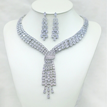 Picture of Latest Big White 2 Piece Jewelry Set
